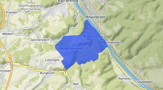 Bodenrichtwertkarte Brohl-Lützing